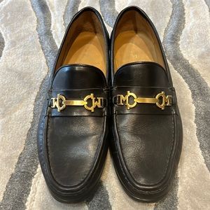 Bruno magli black men’s dress shoes, size 9